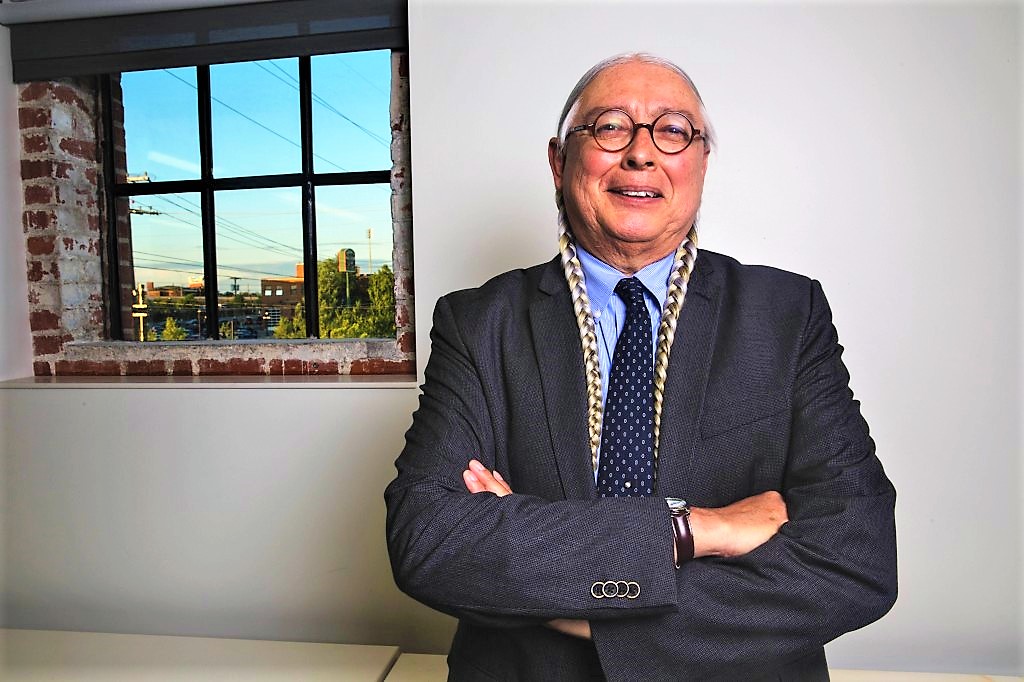 Photo: Walter Echo-Hawk, photo credit Brandon Scott for Oklahoma Magazine.