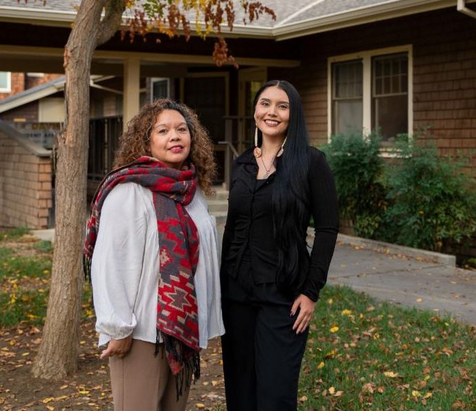 Michelle Villegas-Frazier (pictured left), inaugural Senior Strategic Advisor for Native American/Alaska Native and First Nation Affairs, and Nora Zade (pictured right),Program Coordinator of tribal affairs development.