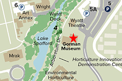 Map of Gorman Museum