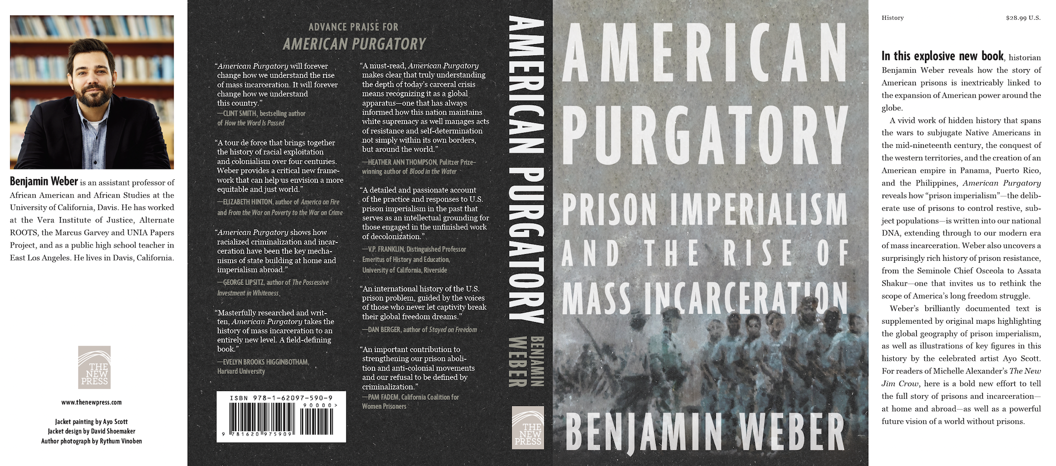 Book cover, American purgatory, Benjamin weber