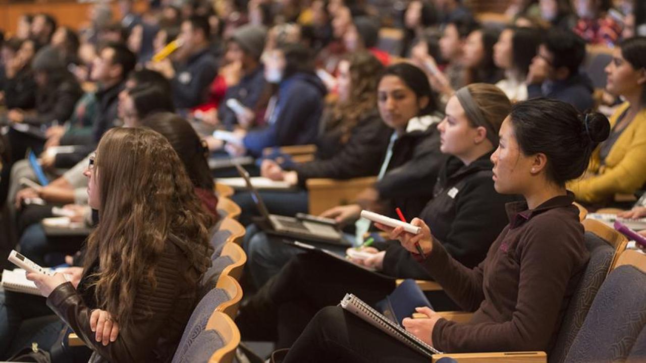 UC Davis attracted more than 95,000 applications for freshman and transfer status for fall 2018. (Gregory Urquiaga/UC Davis) Banner image