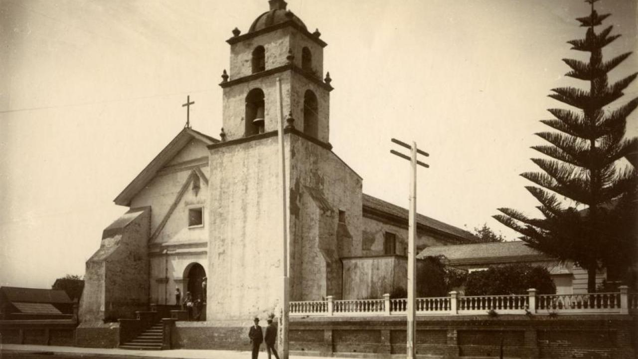 Old Mission San Buenaventura. Tracey Storer Papers D-110, Special Collections Department, UC Davis Library Old Mission San Buenaventura