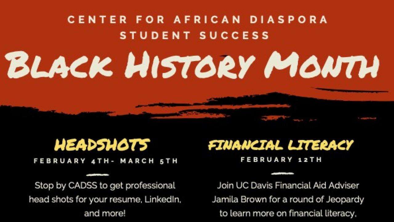 2020 CADSS Black History Month Flyer