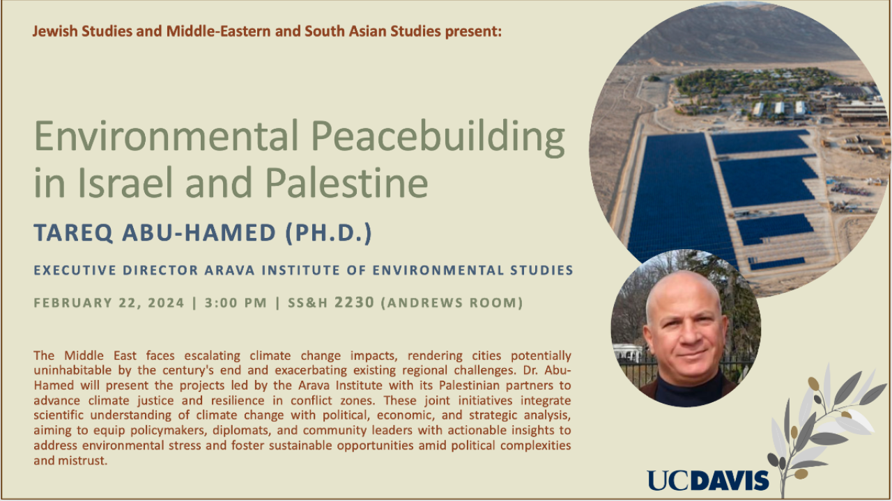 Environmental Peacebuilding in Israel and Palestine with Tareq Abu-Hamed