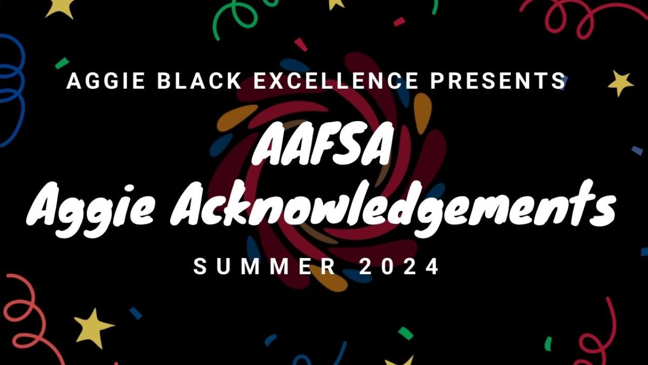AAFSA Aggie Acknowledgement - updated