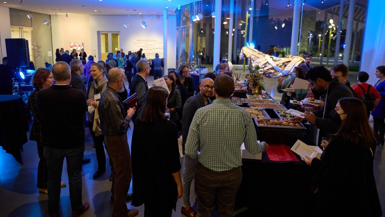 crowd at induction reception