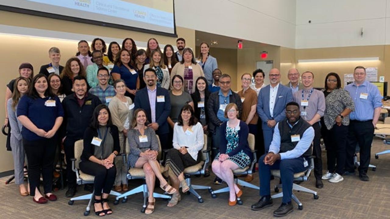 large group of UC Davis staff and at community engagement summit