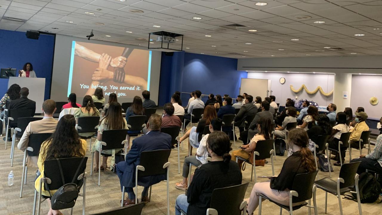 Brandee Waite delivers keynote to audience