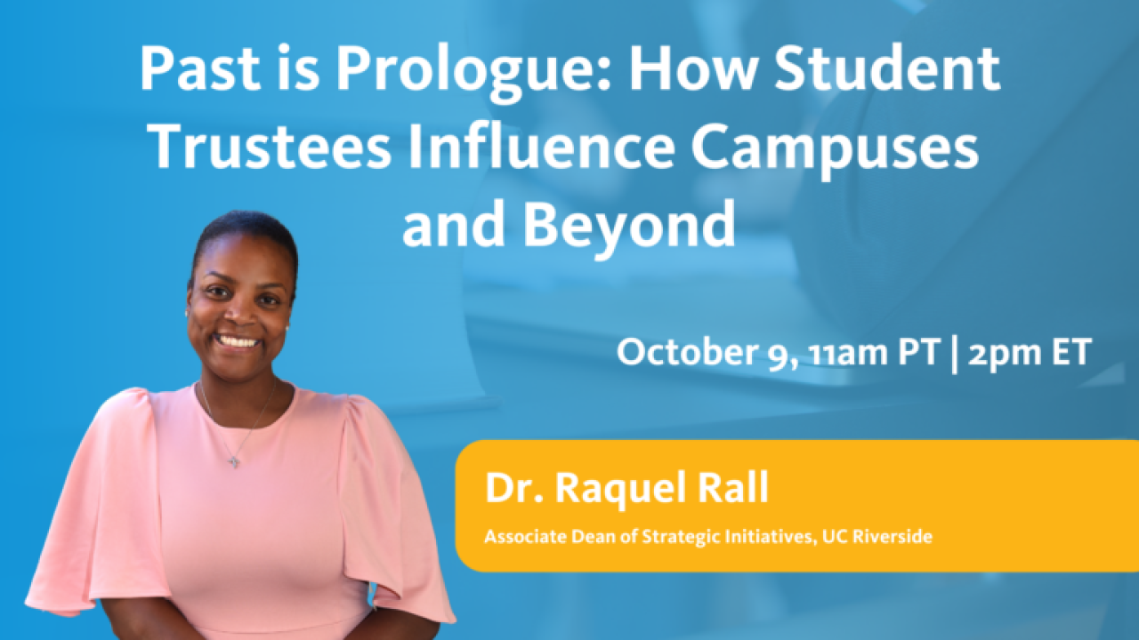 Prologue: How Student Trustees Influence Campuses and Beyond