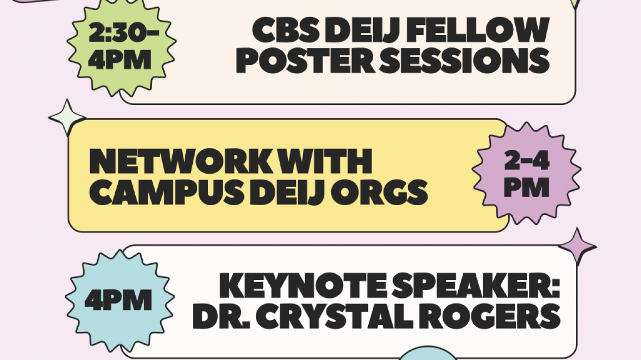 College of Biological Sciences DEIJ Open House