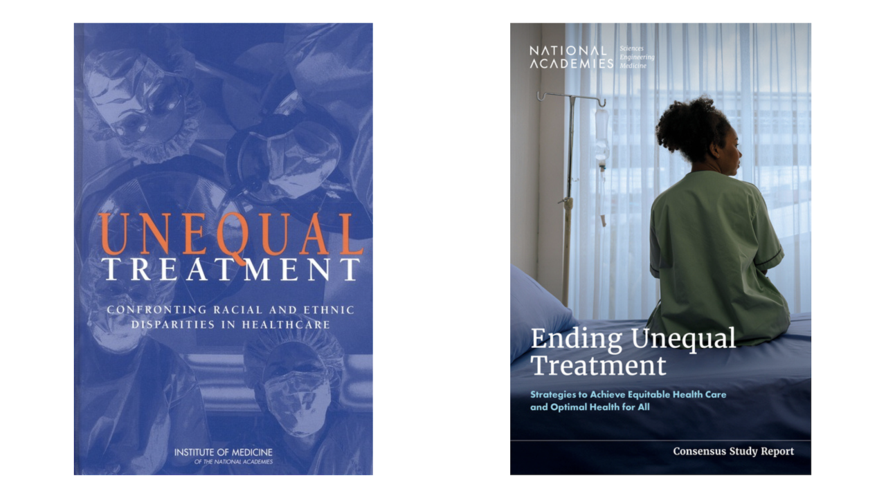 Book Project: Ending Unequal Treatment: Reflections on 20 Years of Seeking Health Equity in the United States