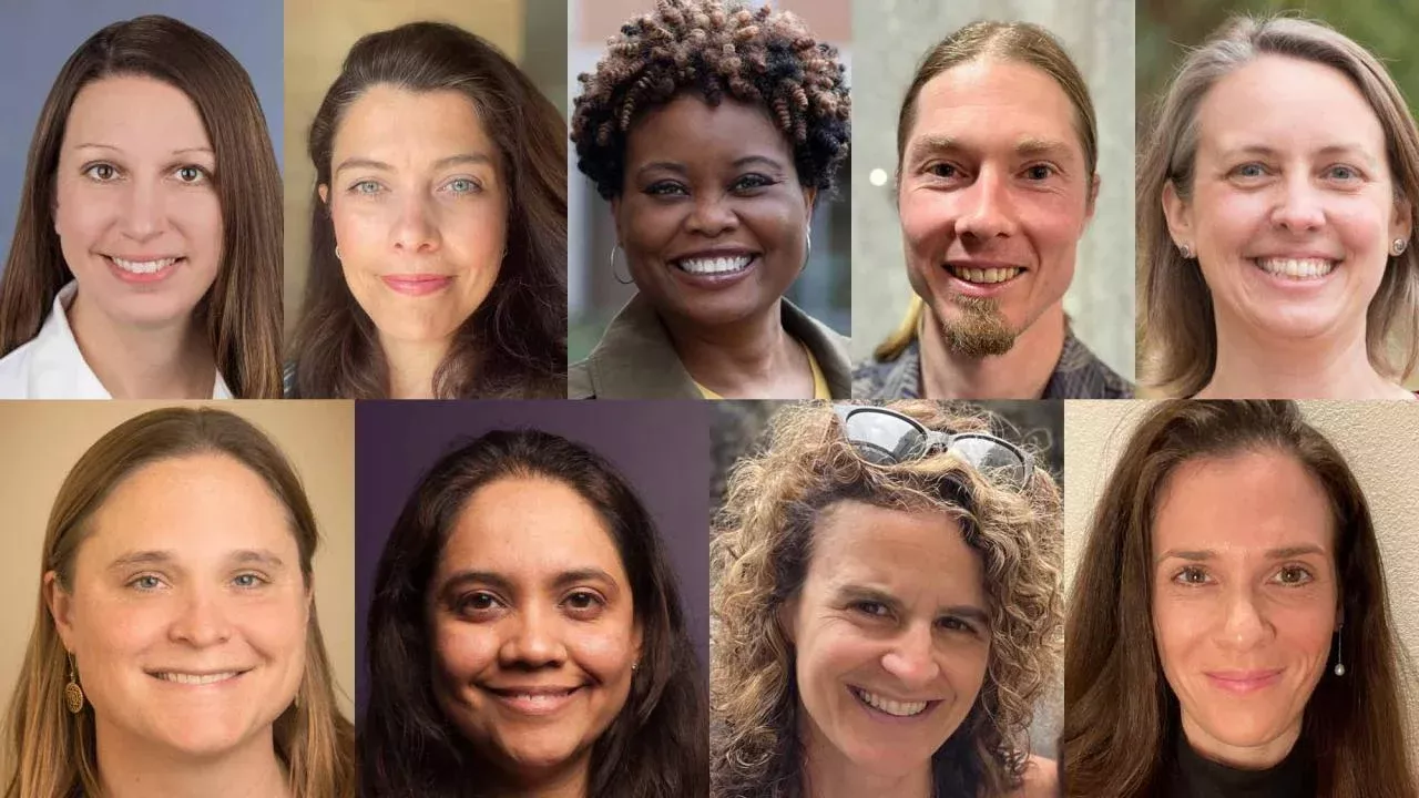 collage of nine faces of 2024 chancellors fellows