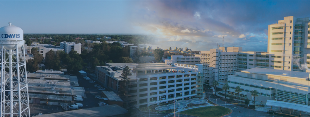 UC Davis and UC Davis Medical Buildings