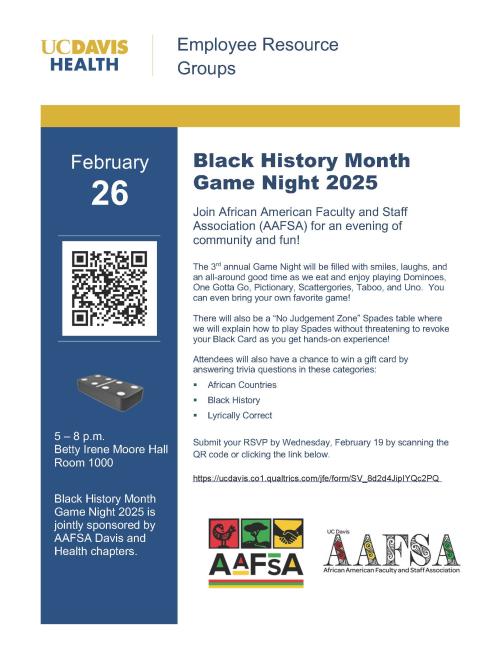 2025 AFSA Health Black History Month Game Night
