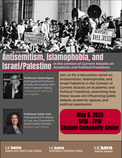 Antisemitism & Islamophobia Talk - Vertical Flyer