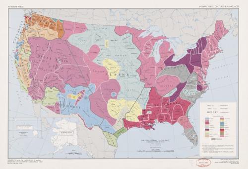 Early Indian Tribes, Cultures Areas, and Linguistic Stocks, Smithsonian Institution, 1967.