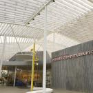 front of Shrem museum, decorative only