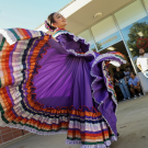 Ballet Folklorico performs at the Center for Chicanx and Latinx Academic Student Success (CCLASS) 5th Year Anniversary and open house on September 27, 2022.