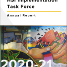 Cover of 2020-2021 HSI Implementation Report