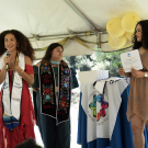 The Immigrad Celebration with students from the AB540 and Undocumented Student Center on June 9, 2022.  Many tears were shared as students talked about how their parents helped them perserver, along with the center.  Larisa Loreley Penaloza Almazan cries as she thanks her family.
