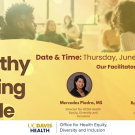Empathy Building Circle event poster with event details and facilitator photos.