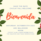  Bienvenida Fall Welcome