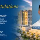Congratulations Dr. Alex Zhornitskiy The Dr. Ifeanyi Onyeji Resident/Fellow Inclusive Excellence and Equity Award 2024. UC Davis Health. School of Medicine. Graduate Medical Education and Office of Student and Resident Diversity. Photo of UC Davis Hospital. Photo of Dr. Alex Zhornitskiy
