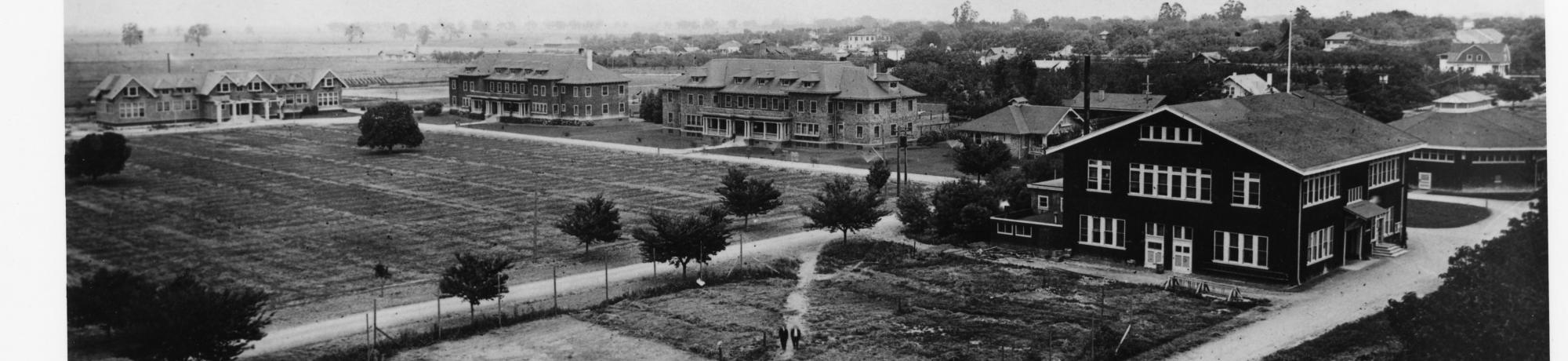 University farm dorms and office, 1912