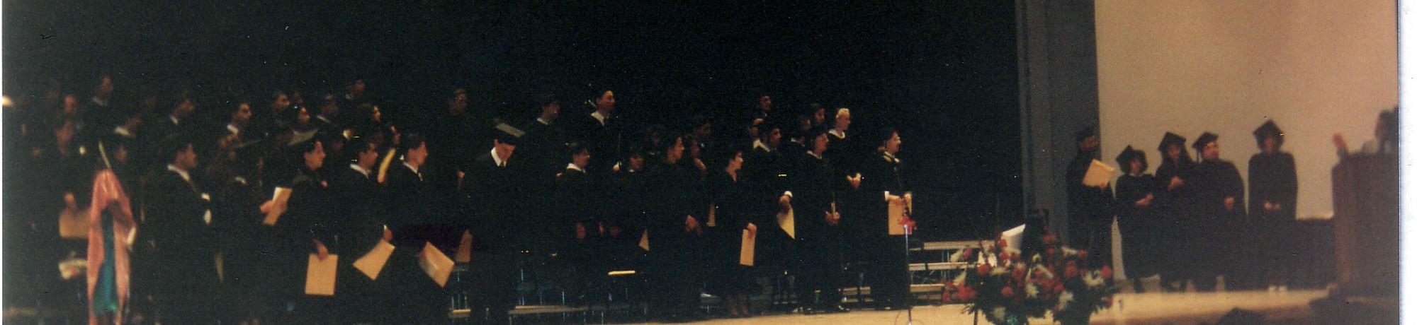 Chicano Latino graduation ceremony from 1991